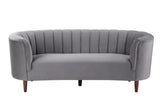 Millephri Gray Velvet Sofa Model LV00166 By ACME Furniture
